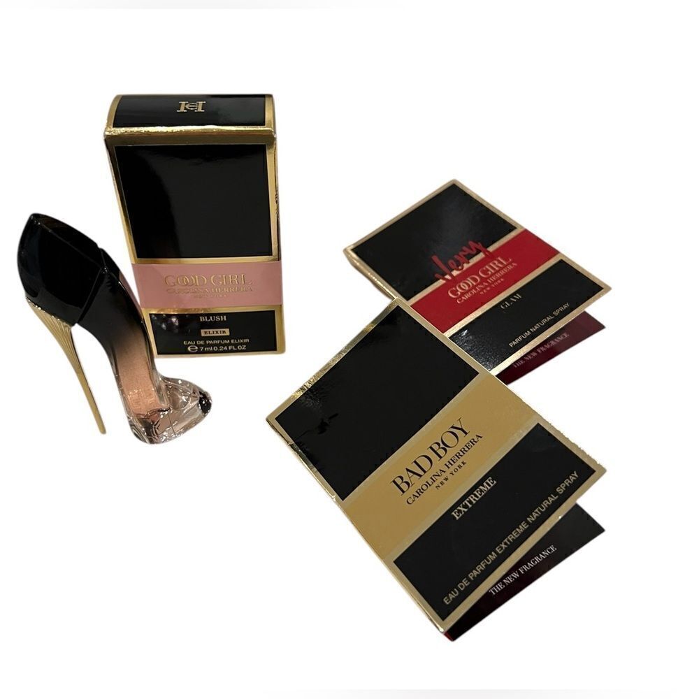 Carolina Herrera Good Girl Parfum & Bad Boy Perfume Bundle